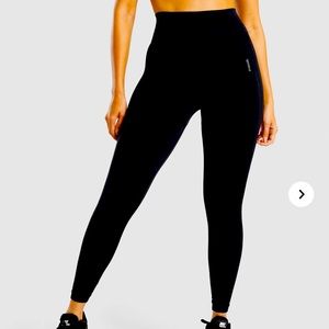GYMSHARK Black FLEX High-Waisted Leggings